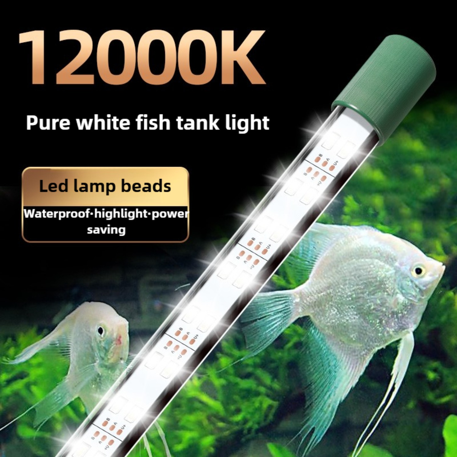 Planted Aquarium Freshwater - Lampa LED do akwarium 25W, wodoodporna,