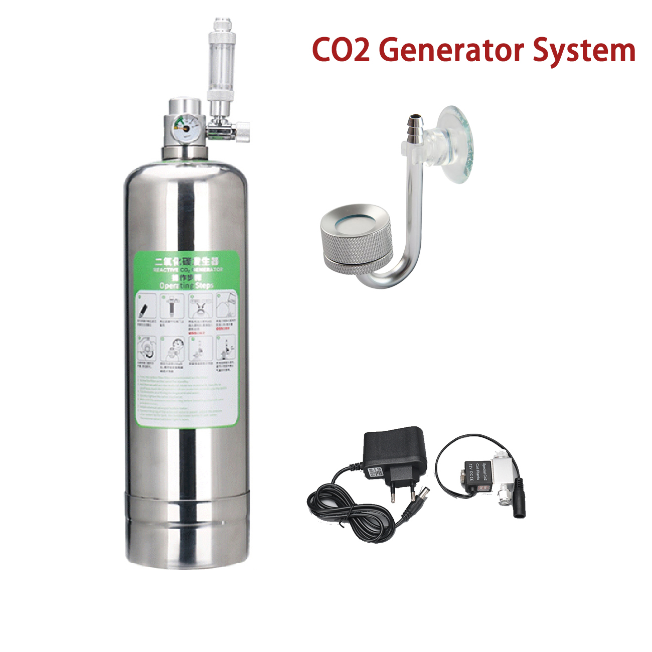 Planted Aquarium Co2 Kit - Zestaw do akwarium CO2 System generatora