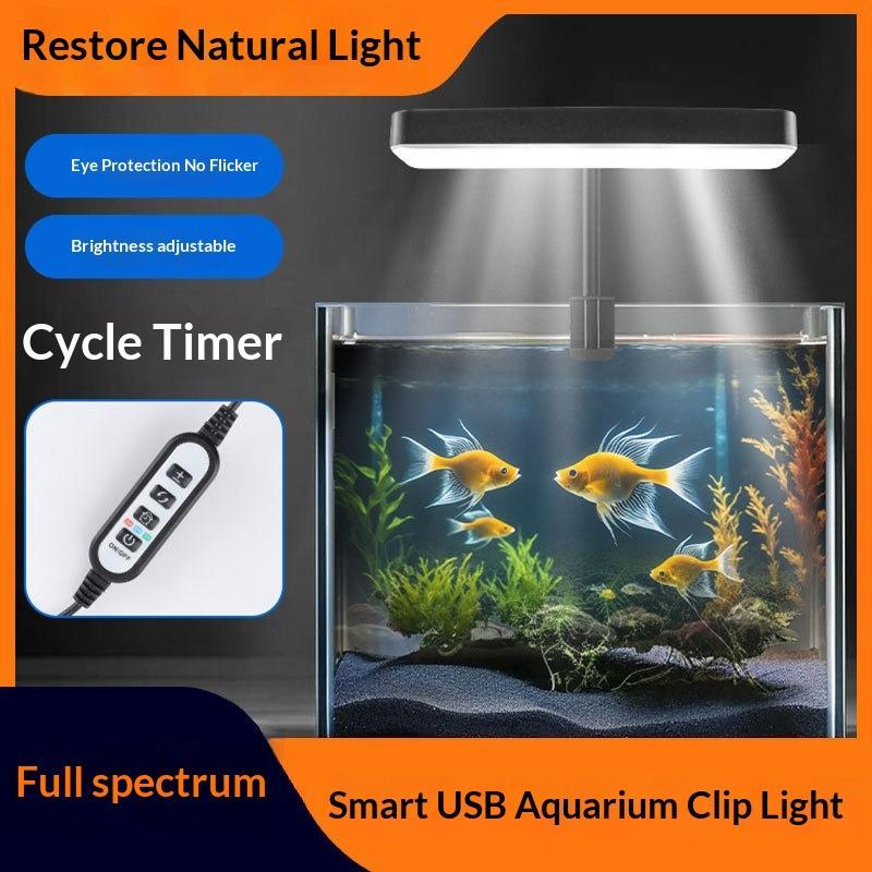 Planted Aquarium Cycling - Regulowana o 360 stopni lampka LED