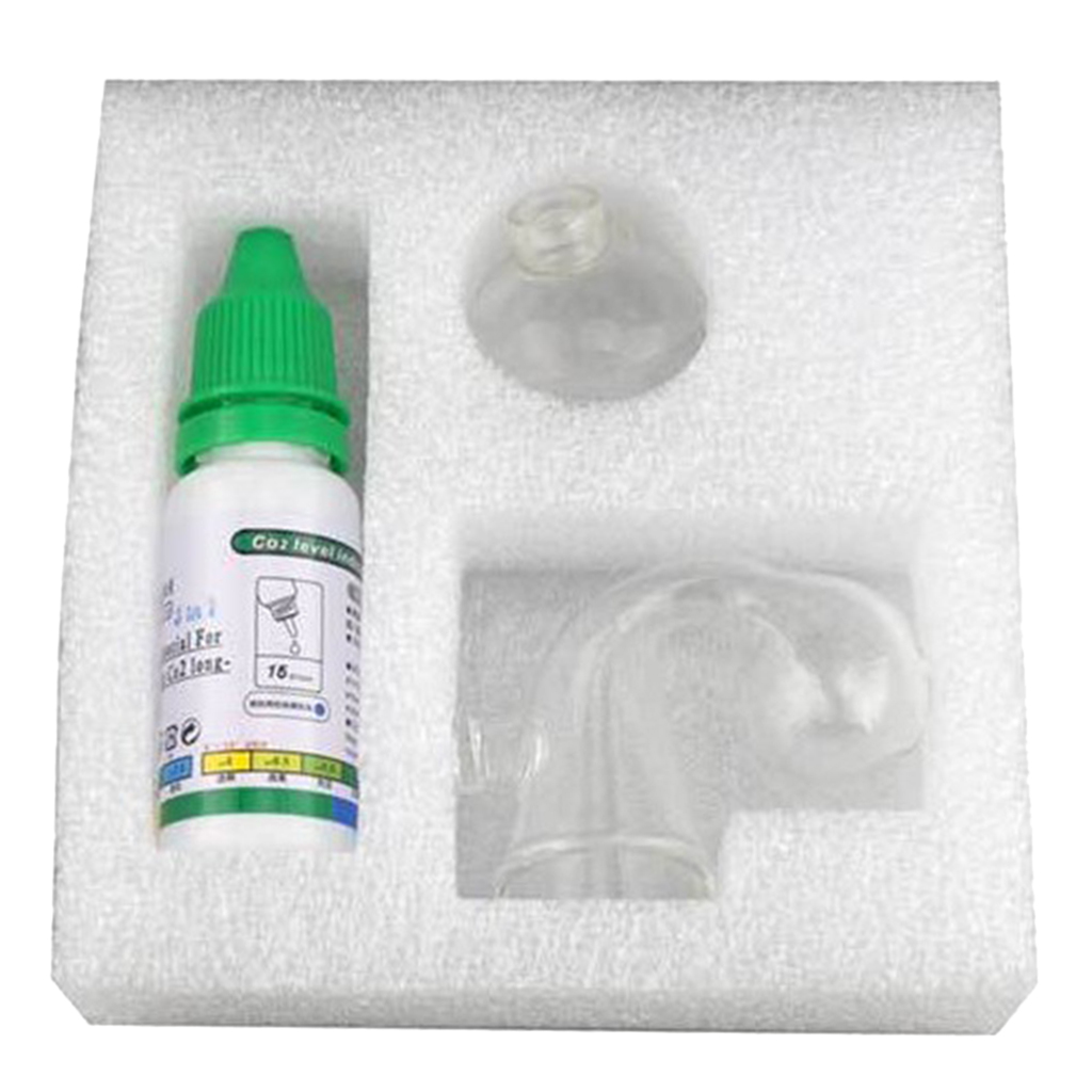 Glass Co2 Drop Checker - Akwarium wskaźnik CO2 rozwiązanie akwarium płynne
