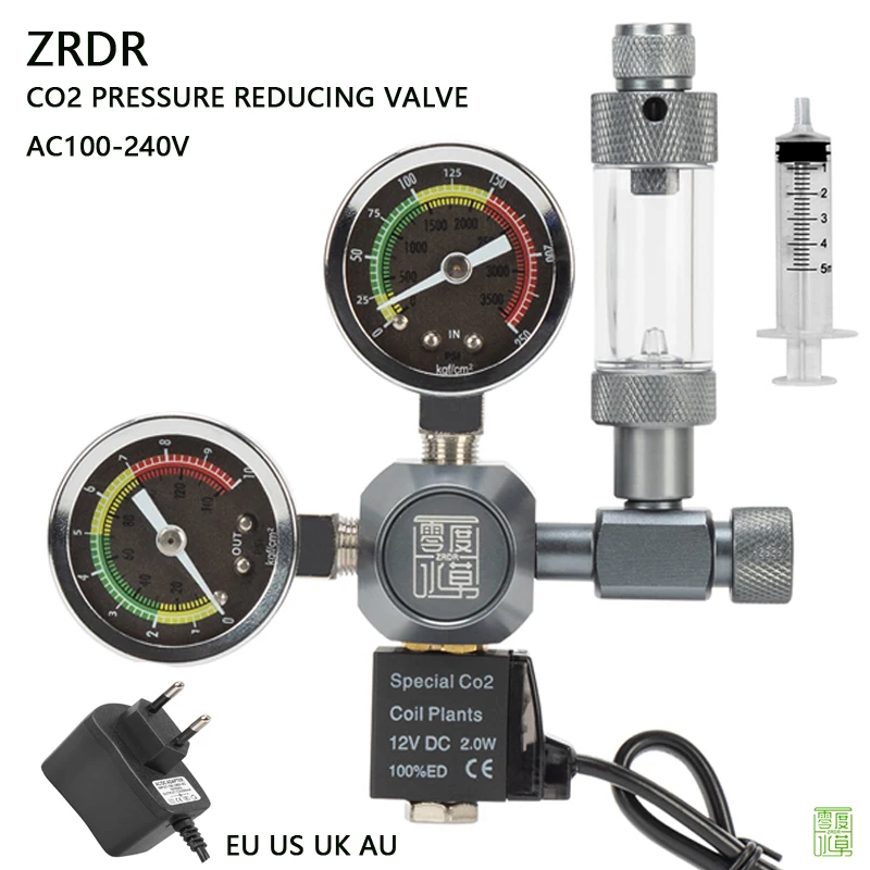 Planted Aquarium Co2 - Regulator CO2 do akwarium ZRDR, zawór