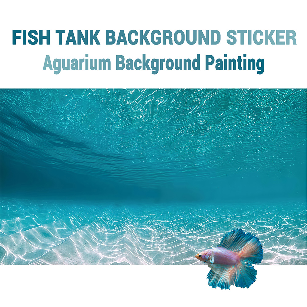 Aquarium Sand White - Biały piasek na słońcu, malowidło na