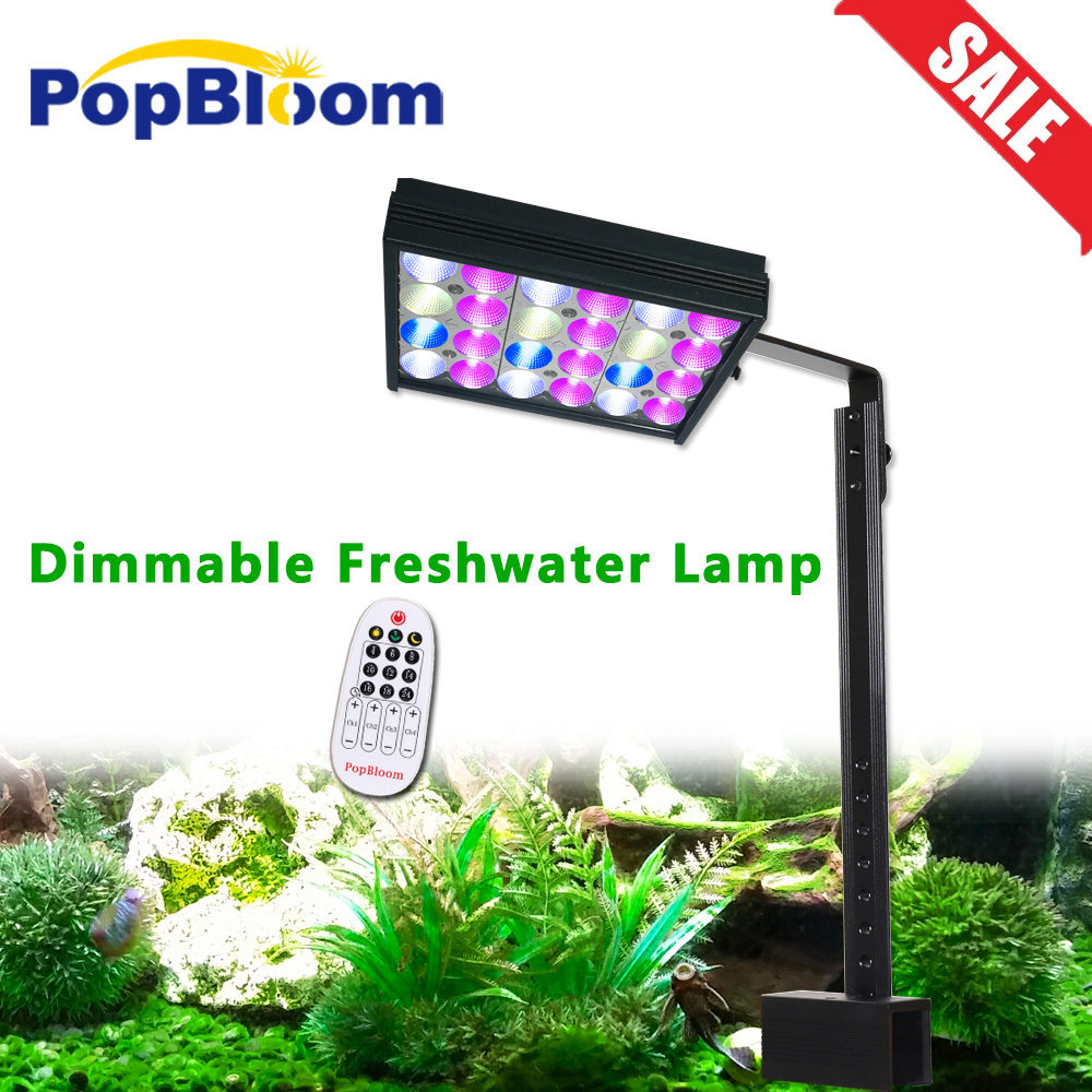 Planted Aquarium Freshwater - Oświetlenie LED do akwarium PopBloom-Timer, lampa