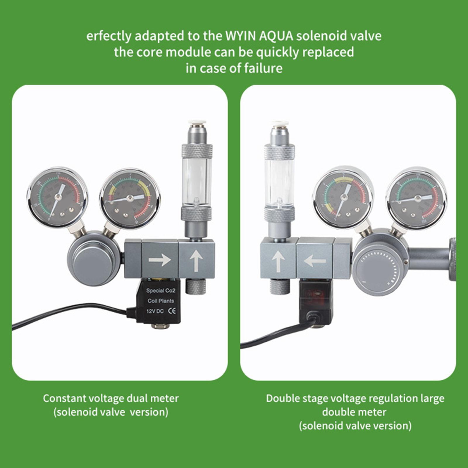 Planted Aquarium Co2 Kit - Zestaw solenoidu CO2 do akwarium, aluminiowy