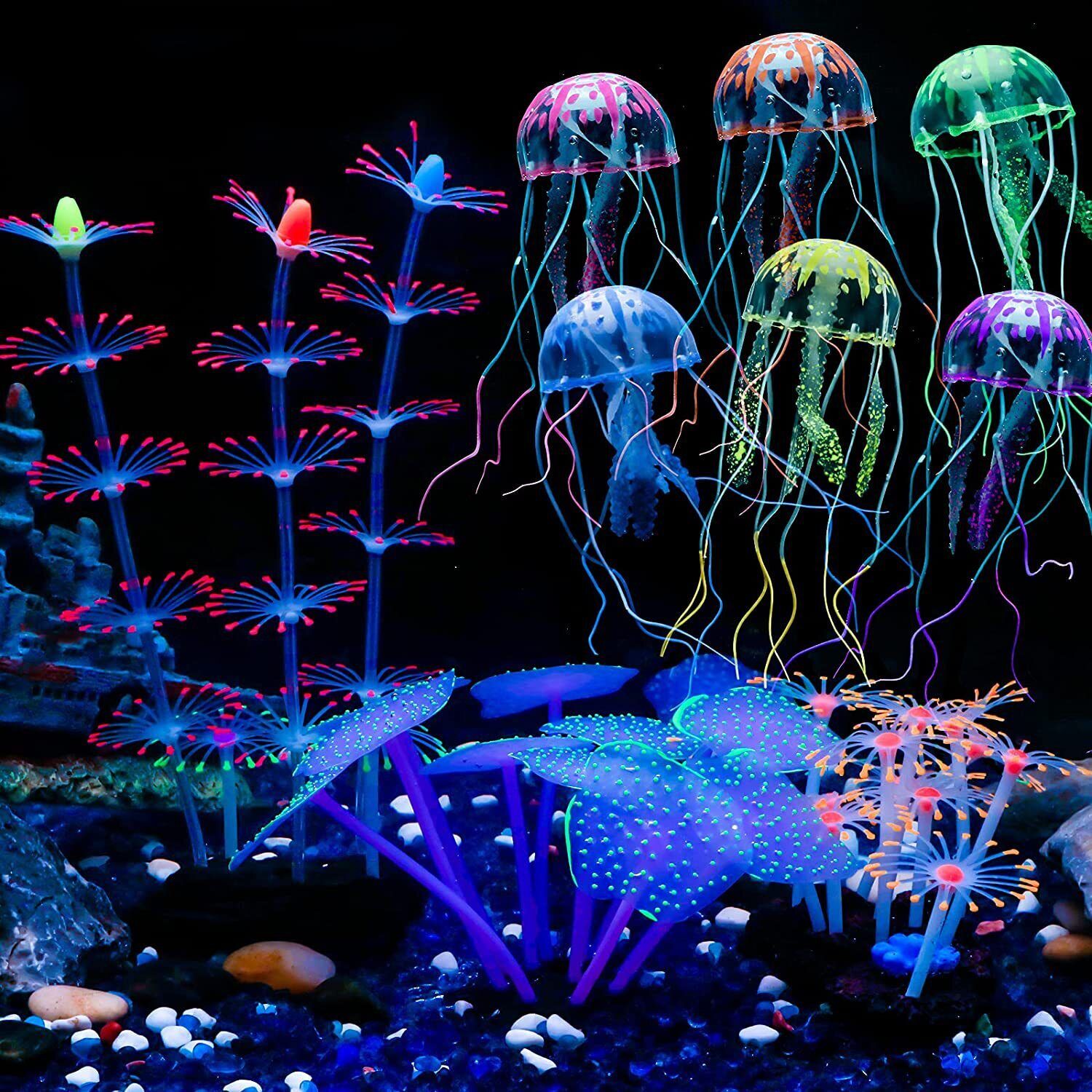 Silikonowe świecące dekoracje  – Aquarium Plant Live recenzja i cena