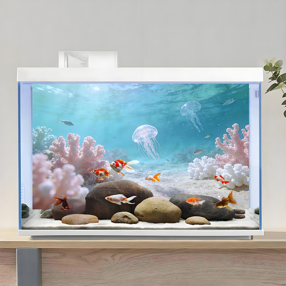 Biała plaża z białego piasku i – Aquarium Sand White recenzja i cena