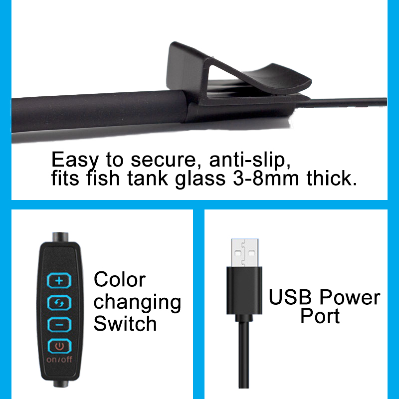 Lampa LED do akwarium USB, ośw – Aquarium Plant Iron recenzja i cena