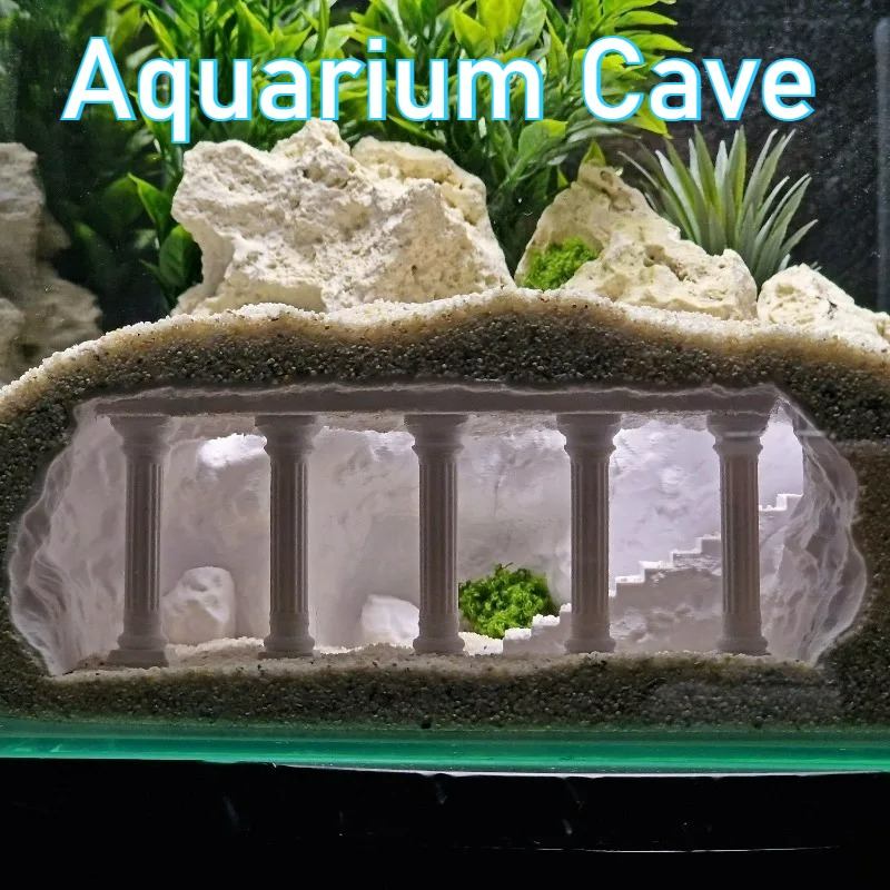 Drukowana w 3D jaskinia do akw – Aquarium Plant Live recenzja i cena