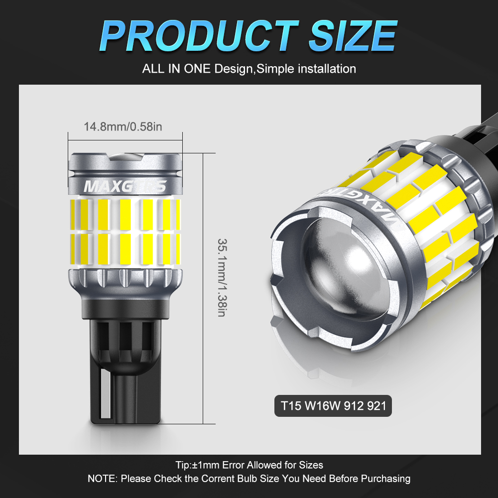 2x 2000LM Canbus T15 T16 LED Ś – Ludwigia Super Red recenzja i cena