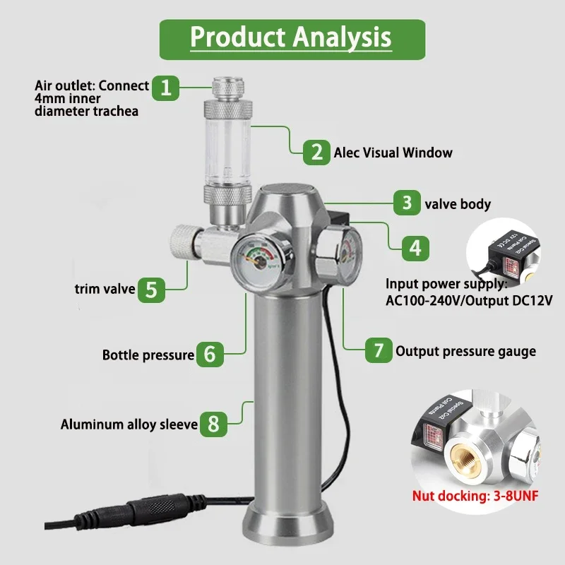 Regulator CO2 do akwarium, zaw – Planted Aquarium Co2 recenzja i cena