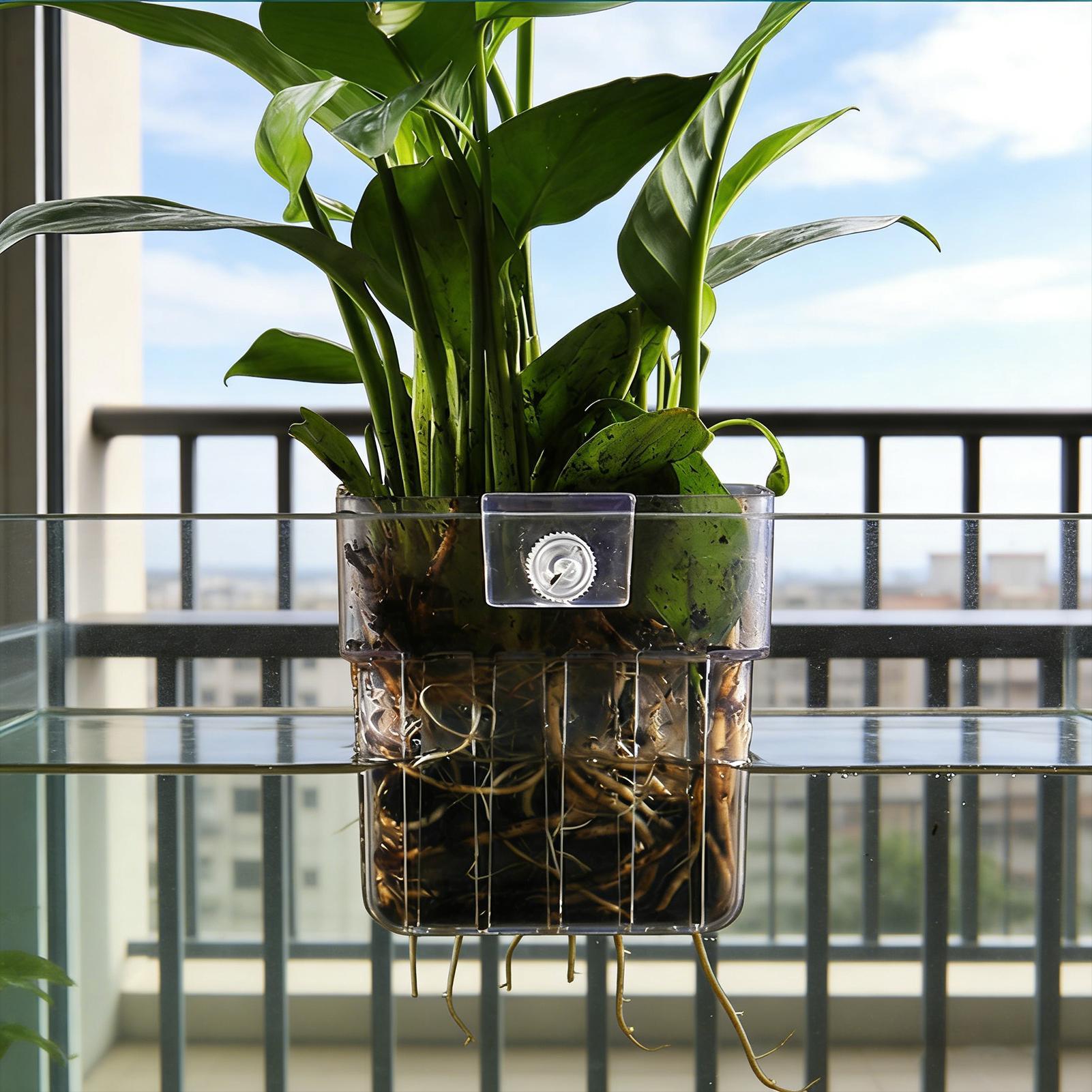 Przezroczysty wiszący kwietnik – Aquarium Plant Live recenzja i cena