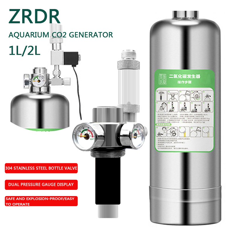 Generator CO2 do akwarium ZRDR – Planted Aquarium Co2 recenzja i cena