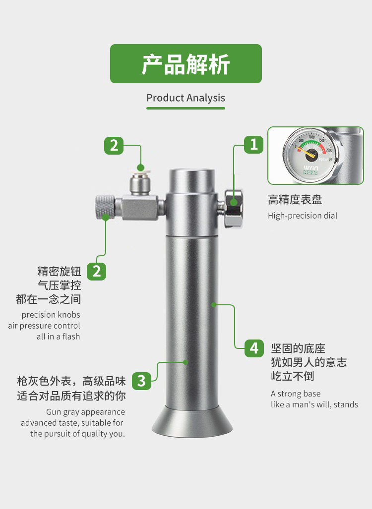 Regulator CO2 do akwarium, zaw – Glass Co2 Drop Checker recenzja i cena